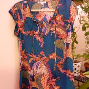 New! DR2 Short Sleeve Blouse Small
